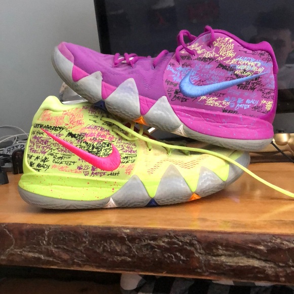 Nike Other - KYRIE 4 CONFETTI SIZE 12